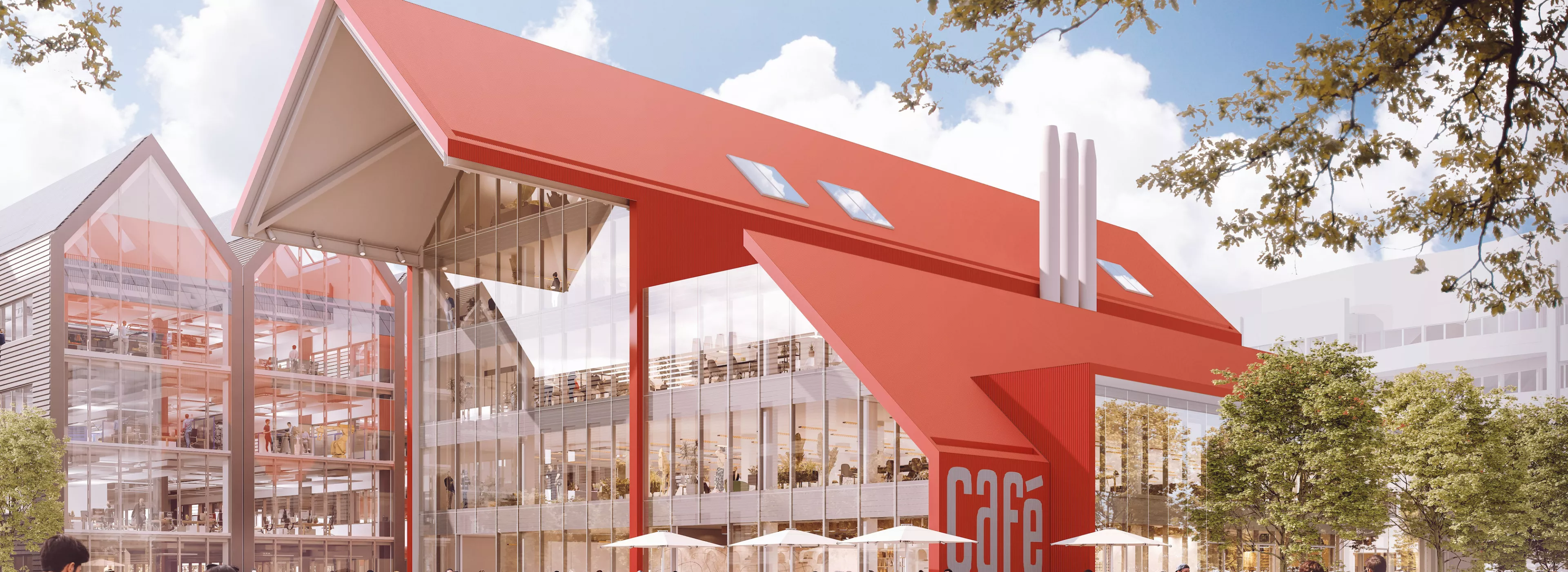 Enhancing the Red Hall at Oxford North – Oxford City Council resolves to approve RMA to expand and provide further amenity, coworking, meeting and workspace