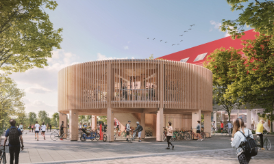 Oxford North’s new landmark timber cycle pavilion approved by Oxford City Council