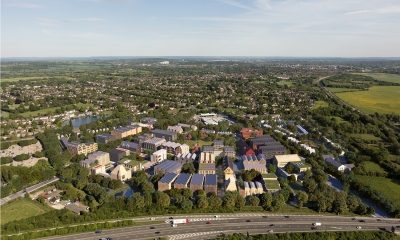 Oxford North aerial view